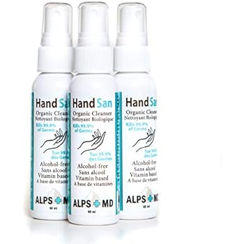 Amazon.com : 3-Pack HandSan Organic Hand Cleanser (3 x 60