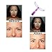 Eyebrow Stencils, Eyebrow Template, Eyebrow Shaping Kit, 8 Styles Reusable Eyebrow Stencil with Handle and Strap, Washable