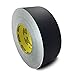 Gaffers Tape Double Size Roll = 60 Yard / 180 Feet | 2 inch X 60 Yards | Real Premium Grade Professional Gaffer Tape Black, DJ Pro Gaff Tape Black | Easy Tear Gaffing Tape Black | True 2