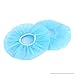 Geekria 100 Pairs Disposable Headphones Ear Cover for Bose QC45, Sony MDR-7506, WH-1000XM6, Beats Studio PRO, Soundcore Anker Life 20, Hygienic Ear Cushion Protector (M/Blue)