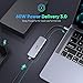 4 Ports USB C to USB 3.0 Hub Silver