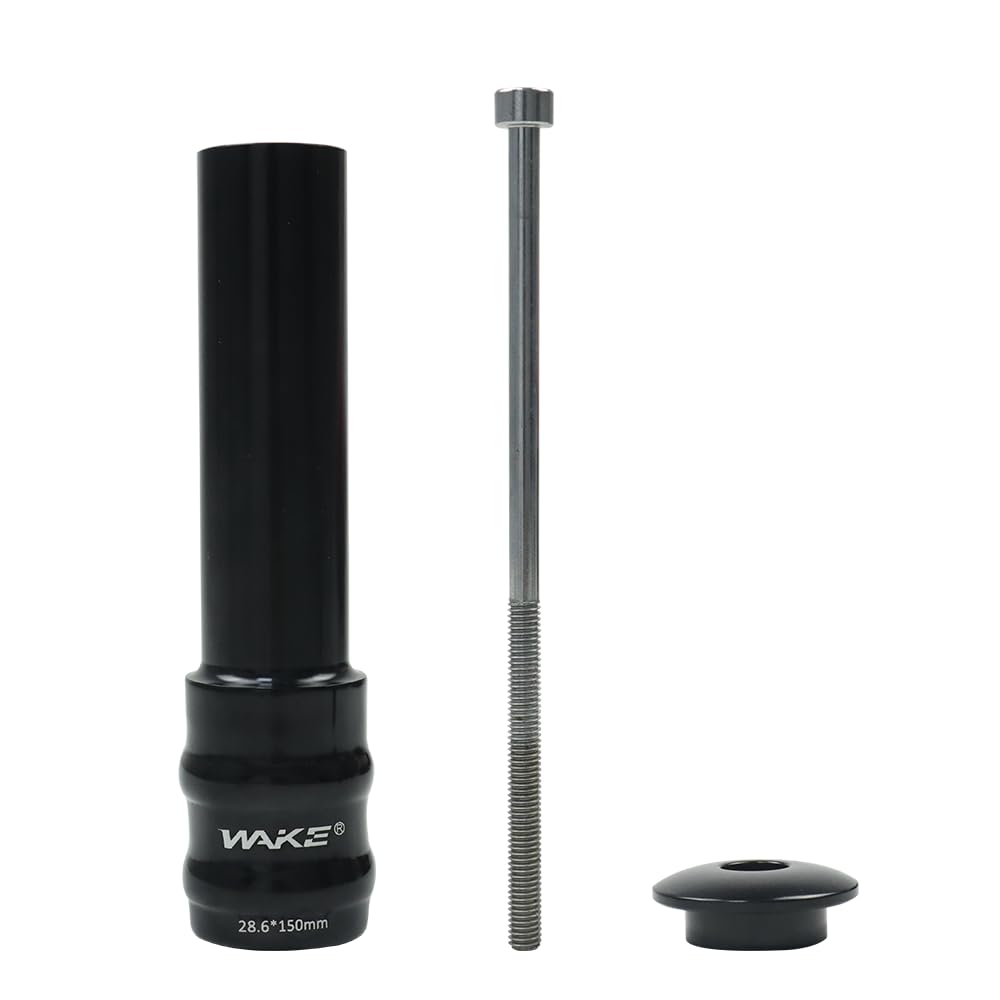 BESNIN Bike Stem Riser for Bicycles Long Bike Riser 120mm/150mm/180mm Alloy 7.08 inch Suitable for 28.6mm Head Tube (150mm)