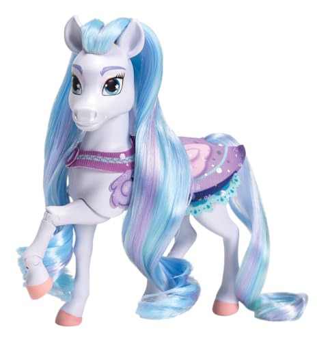 WILD MANES HORSE TOYS PERLA’S CLUBHOUSE TRAILER PLAYSET WITH PERLA HORSE DOLL FIGURE, WITH OVER 25 INTERACTIVE FEATURES