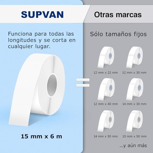 E10 Etiquetadora Bluetooth con Etiquetas Adhesivas Continuas, Negro