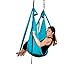 AGPtEK Deluxe Aerial Hammock Yoga Swing/ Inversion/Sling, Flying Antigravity - Blue