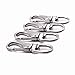AOWISH 4-Pack Stainless Steel Swivel Eye Snap Hook M5(1#) Scuba Diving Clips 3-1/2 inch Flagpole Clips Boat Marine Spring Buckles for Bird Feeders, Pet Chains, Dog Tie-Out Cable, Keychains and More