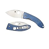 Spyderco C205GFBLP Lil' Lum Nishijin Glass Fiber Blue Folding Blade