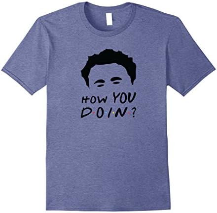 Mens How You Doin' T-Shirt for Men, Women, and Youth XL Heather Blue