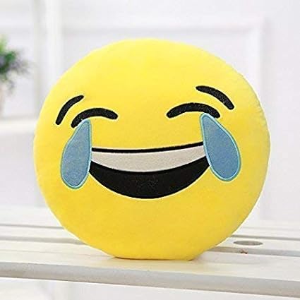 Premier design Cushion Pillow (Laughing Tears Smiley)