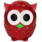 Kikkerland Owlet Kitchen Timer, Assorted Colors