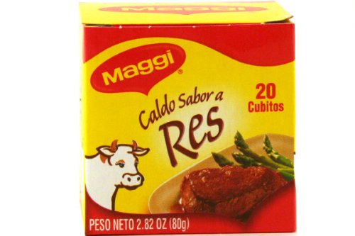 Bouillon Cubes (Beef Flavor) 20 Cubes - 2.82oz (Pack of 6)