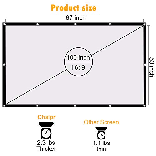 4 Portable+Projector+Screen+100+inch