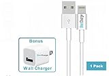 [Iphone MFI Certified] Lightning Charging Cable for iPhone 5 & 6. 8-pin Connector to USB for iPhone 5 / 6 / 6+ / 6s. (3.3 Feet.) 