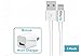 (1 Pack) [Apple MFI Certified] Lightning Charging Cable for iPhone 5 & 6. 8-pin Connector to USB for iPhone 5 / 6 / 6+ / 6s. (3.3 Feet.) [White] 