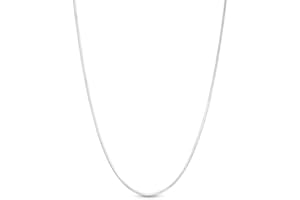 ARGENTO REALE 925 sterling silver necklace 1MM- 2MM Round Snake Chain Necklace- Solid Sterling Silver Chain For Pendants, Flexible 925 Snake Chain, 16-30 Lobster Clasp Silver necklace Made in Italy