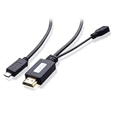 Cable Matters Micro USB to HDMI Cable for Samsung Galaxy S3/S4 and Note 2 in Black