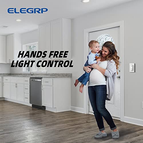 ELEGRP Occupancy Motion Sensor Light Switch, PIR Infrared Motion