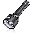LUMINTOP LEP Rechargeable Tactical Flashlight, Thor 3 400 lumens Output and a 2,500 Meters Distance LEP Light