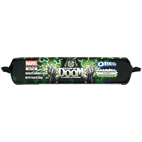 MARVEL OREO STUF OF DOOM CHOCOLATE SANDWICH COOKIES, SPECIAL EDITION, 10.68 OZ