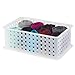 iDesign Modulon Plastic Storage Organizer Basket for Bathroom, Health, Cosmetics, Hair Supplies, and Beauty Products, 5