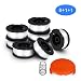 SUERW Line String Trimmer Replacement Spool, [10-Pack] 30ft 0.065" Replacement Autofeed Spool for Black+Decker String Trimmer [8 Replacement Line + 1 x Replacement Cap +1 x Replacement Spool Spring] primary