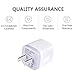 USB Wall Charger, Cube Charger 2 Port Charging Box 4Pack 2.1A/5V UL Certified Home Travel Charger Plug USB Power Adapter Charging Station Base for iPhone X 8 7 6 6S Plus 5S 5 SE 4S, iPad, iPod Samsung