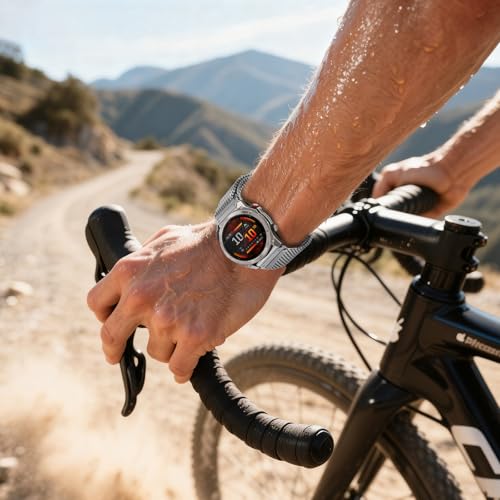 Titanium Strap for Garmin fenix 6x/6x Pro, Easy Fit 26mm Titanium Bracelet for Fenix 5x/5x Plus/7x/7x Pro/8/8 pro 51mm/3/3 HR/Tactix 7/Tactix 7 Pro/Epix Pro 51mm/Garmin Enduro 3/Descent MK1/2 /2i
