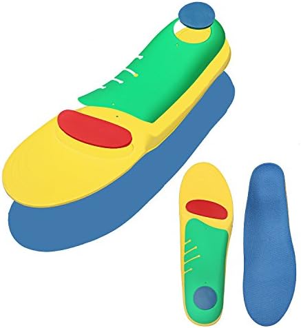 Orthotics Shoe insoles for Flat Feet with Arch Support - Against Plantar Fasciitis Relieve Foot Pain, Heel Pain - Sports Shock Absorption Shoe Insoles for Women (Women's size 5-9)