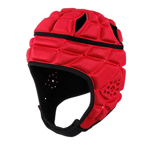 surlim Surlim Rugby Helmet Headguard Headgear for Soccer Scrum Cap Soft Protective Helmet for