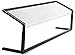 Carlisle 927203 Acrylic Adjustable Single-Sided Sneeze Guard with Aluminum Frame, 73.62 x 12.44