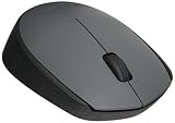 Logitech M170 Wireless Mouse - for Computer and Laptop Use, USB Receiver and 12 Month Battery Life, Gray
