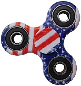 Fidget Hand Spinner Camo Prime Metal Gold Cheap American Flag Black Blue Red ADHD Autism Toy Stress Reducer, Anti-Anxiety Boredom, Long Spin Time Silent Stainless Steel Focusing Kid Safe Design Fast