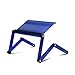 Furinno A6-Blue Ergonomics Aluminum Vented Adjustable Multi-functional Laptop Desk Portable Bed Tray