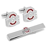 Ohio State University Buckeyes Cufflinks and Tie