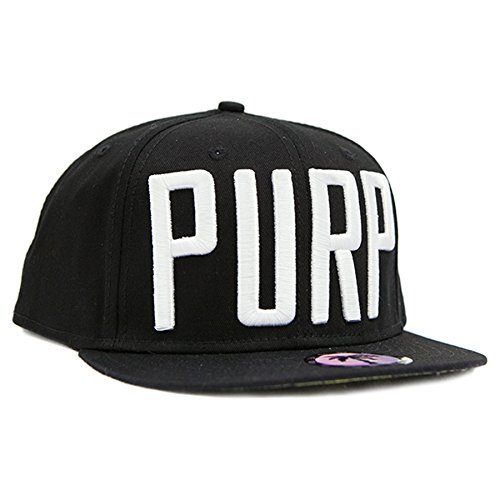 BLVD SUPPLY Men's PURP Snapback Hat Black