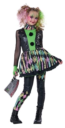 California Costumes Girl's Crazy Carnival Clown Costume