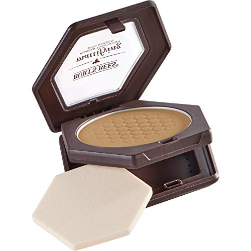 Burt's Bees Makeup, Lightweight Powder Foundation, 100% Import