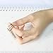Yoursfs Jewelry 3Pcs Halo Rings 18k Rose Gold Plated Pave Mirco Austrian Crystal Trinity Rhinestone Wedding Band Ring Engagement Ring Sets
