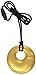 Stimtastic Chewable Silicone Round Pendant Nontoxic BPA and Phthalate Free, Gold
