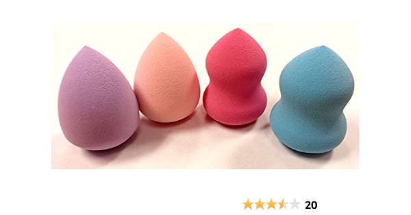 Beauty 4 Flawless Makeup Blender Sponge Puff 2 Bottle Gourd 2 Tear Drop Shape Aostek(Tm) (759119171506)