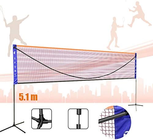 ポータブル屋外折りたたみ式バドミントンテニスバレーボールネットスタンドセットビーチスポーツ 折りたたみ式ネット 高さ調節可能なスチールラック キャリーバッグが含まれています Cznelb Ru