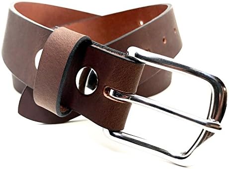 Burgundy 1.25 (36) Handmade Custom Leather Belt