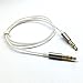NewFantasia Replacement Cable for B&O Play by Bang & Olufsen Beoplay H6 / H7 / H8 / H9 / H2 Headphone Silver Plated Copper Audio Upgrade HiFi Stereo Cord 1.5m/4.9ft