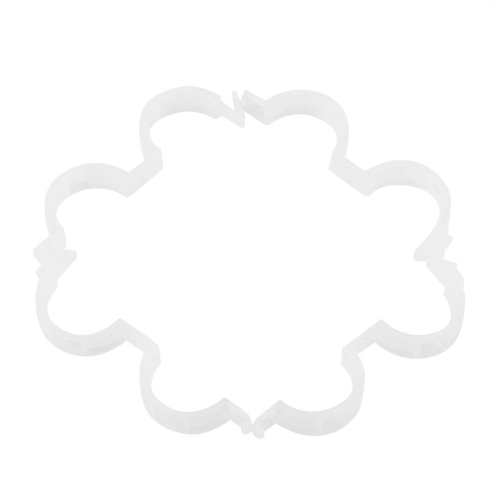 Haofy 100PCS Plant Support Garden Trellis Clips, Plastic Plant Grafting Clips for Tomato Vegetable Vine Plants, White