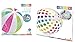 Intex Piece Jumbo Inflatable Translucent Dots / Stripes Giant Beach Balls, 2 Piece, 42-Inch