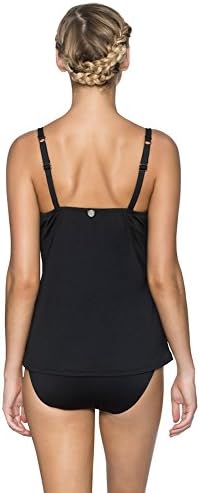 Swim Systems Womens C792 Fashion Tankini Sets, Onyx, Size - 38D