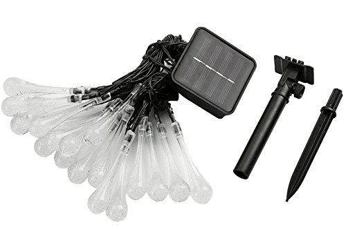 image for Icicle Halloween Solar String Lights, 24.6ft Solar Outdoor Lights with