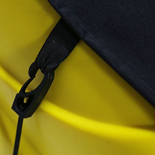 Omonic Regular Thick Waterproof Cockpit Drape Seal kayak Cover fit almost kayak - Strentch Adjustable bungee cords wrap perfect for storage