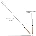Marshmallow Roasting Sticks,Extendable Smores skewers, 11-32 Inches Fire Pit Accessories, Free Pouch, for Camping, Campfire & Outdoor Cooking Kit.Set of 8 Pcs
