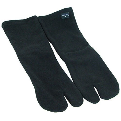 Polar Feet Adults' Tabi Socks Black XL - Thumbnail 4